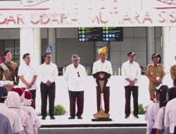 Presiden Jokowi Resmikan Bandara Kabupaten Bolmong