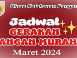 Berikut Jadwal Pelaksanaan Gerakan Pangan Murah di Kotamobagu