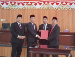 DPRD Kabupaten Bolsel Terima LKPJ Bupati Tahun 2023