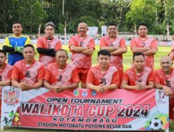 Resmi Dibuka, Open Tournament Wali Kota Kotamobagu Cup 2024