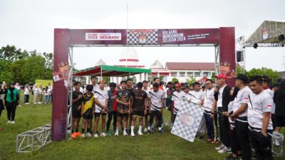 KPU Bolsel Gelar Fun Run Pilkada 2024, Bupati Iskandar: Ajak Masyarakat Dukung Seluruh Tahapan Pemilukada Serentak