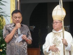 Gubernur Olly Hadiri Pentahbisan dan Peresmian Gereja Katolik Bunda Hati Kudus Yesus Rumengkor