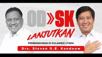 Dorong Keberlanjutan Pembangunan, Gubernur Olly: Sosok Steven Kandouw Masih Muda, Energik dan Pintar