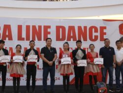 Meriah, Lomba Line Dance Menyala Abangku Steven Kandouw