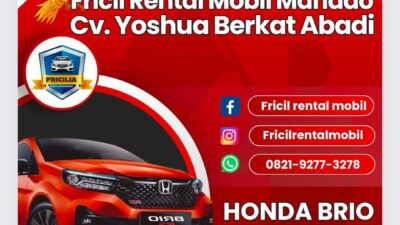 Fricil Rental Mobil Manado Utamakan Kepuasan Pelanggan