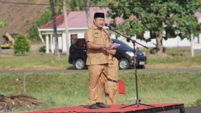 Sekda Bolsel Pimpin Upacara Peringatan Hari Kesaktian Pancasila