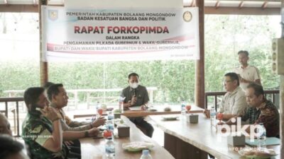 Jusnan Mokoginta Pimpin Rapat Koordinasi Forkopimda Kabupaten Bolaang Mongondow