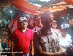 Jendral Alfred Tuejeh Blusukan Ke Pasar 54 Amurang