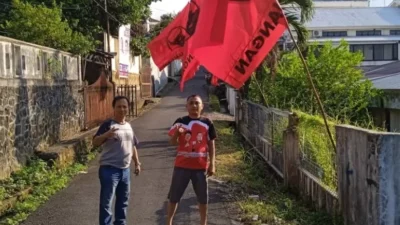 Usai Pemanggilan Ketua Sinode GMIM, Warga Sulut Ramai Naikkan Bendera PDIP