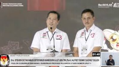 Ini Pesan SK-ADT di Debat Publik Terakhir Pemilihan Cagub dan Cawagub Sulut 2024