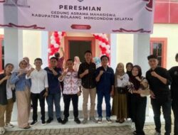 Ketua Komisi II DPRD Bolsel Hadiri Peresmian Asrama Mahasiswa di Provinsi Gorontalo